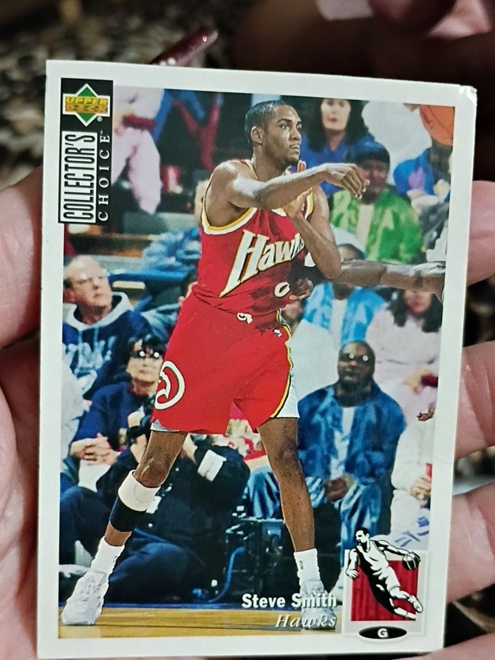 Steve Smith Atlanta Hawks Basketball Card - Red